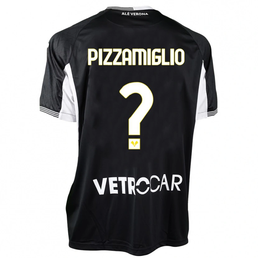 Danxen Herren Gianmaria Pizzamiglio #0 Trikot Schwarz Weiß Torwarttrikot 2025/26 Österreich