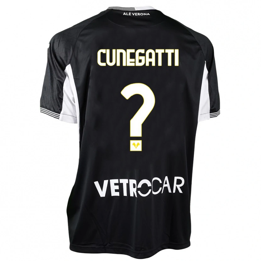 Danxen Herren Andrea Cunegatti #0 Trikot Schwarz Weiß Torwarttrikot 2025/26 Österreich