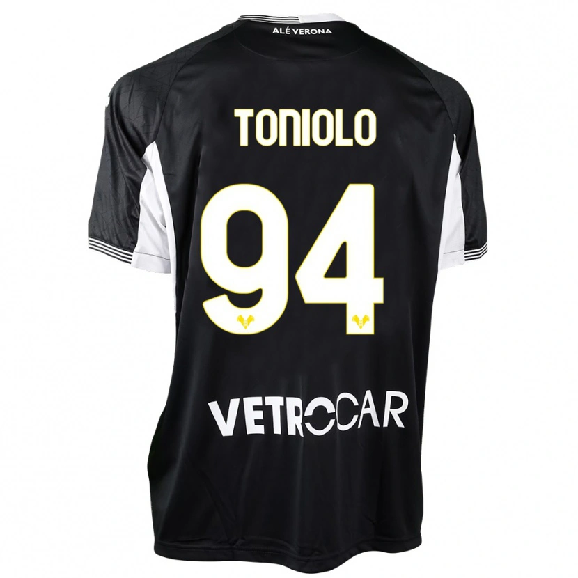 Danxen Herren Giacomo Toniolo #94 Trikot Schwarz Weiß Torwarttrikot 2025/26 Österreich