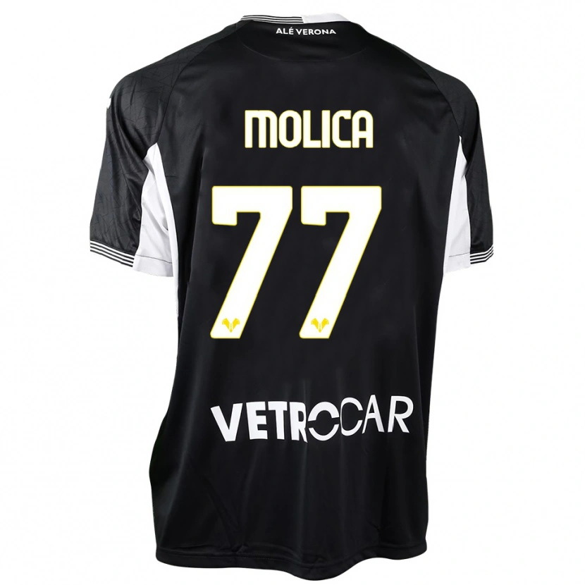 Danxen Herren Francesco Molica #77 Trikot Schwarz Weiß Torwarttrikot 2025/26 Österreich