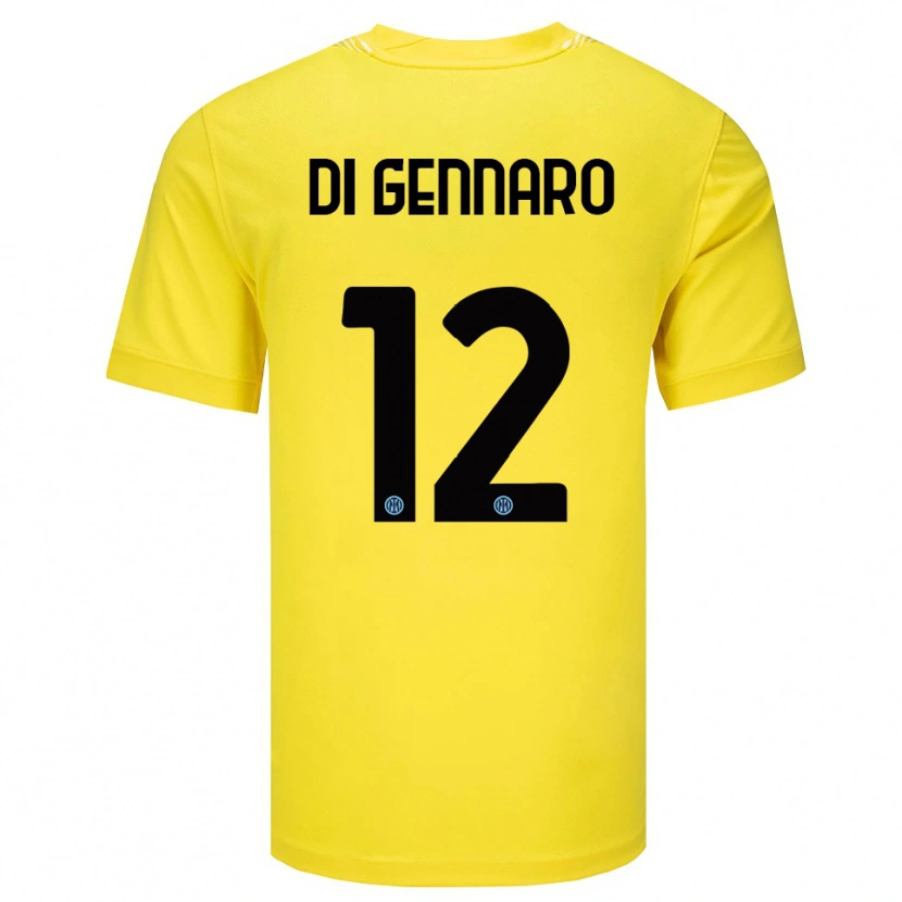 Danxen Herren Raffaele Di Gennaro #12 Trikot Hellgelb Schwarz Torwarttrikot 2025/26 Österreich