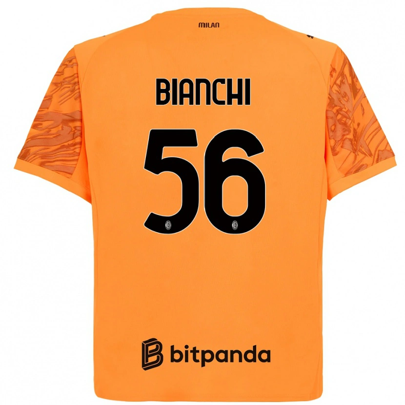 Danxen Herren Alessandro Bianchi #56 Trikot Orange Gelb Schwarz Torwarttrikot 2025/26 Österreich