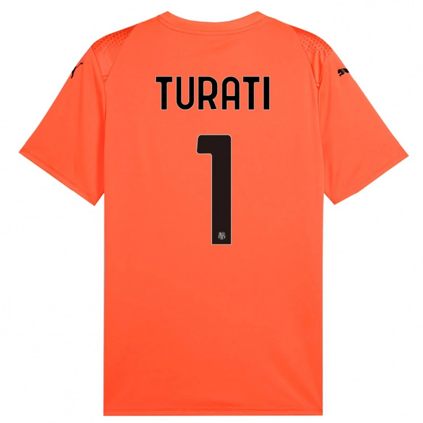Danxen Herren Stefano Turati #1 Trikot Orange Schwarz Torwarttrikot 2025/26 Österreich