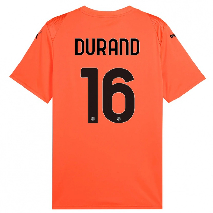 Danxen Herren Solène Durand #16 Trikot Orange Schwarz Torwarttrikot 2025/26 Österreich