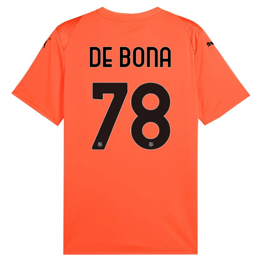 Danxen Herren Francesca De Bona #78 Trikot Orange Schwarz Torwarttrikot 2025/26 Österreich
