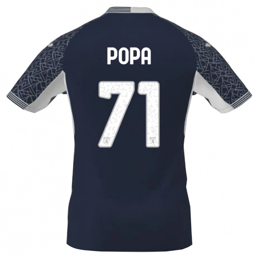 Danxen Herren Mihai Popa #71 Trikot Blau Schwarz Weiß Torwarttrikot 2025/26 Österreich