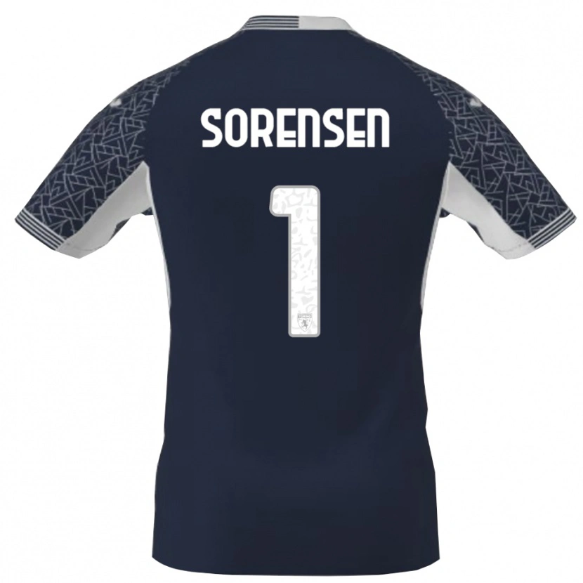 Danxen Herren Ben Sørensen #1 Trikot Blau Schwarz Weiß Torwarttrikot 2025/26 Österreich