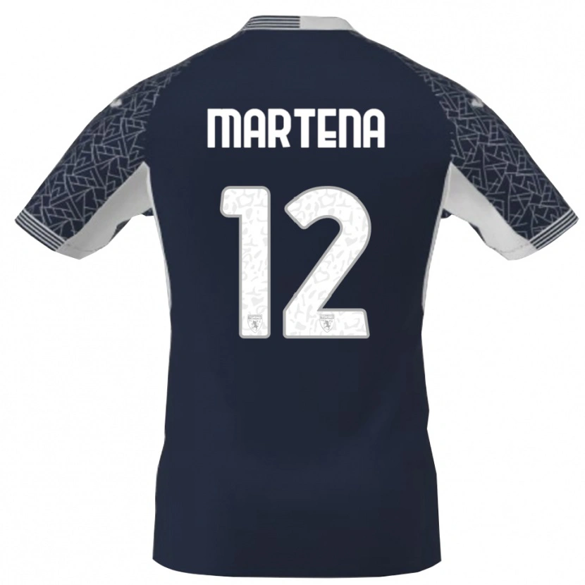 Danxen Herren Gabriele Martena #12 Trikot Blau Schwarz Weiß Torwarttrikot 2025/26 Österreich