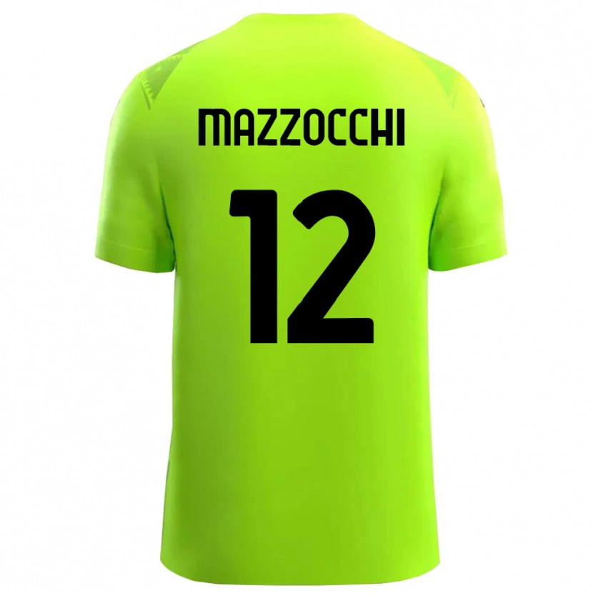 Danxen Herren Alessandro Mazzocchi #12 Trikot Rasen Grün Schwarz Torwarttrikot 2025/26 Österreich