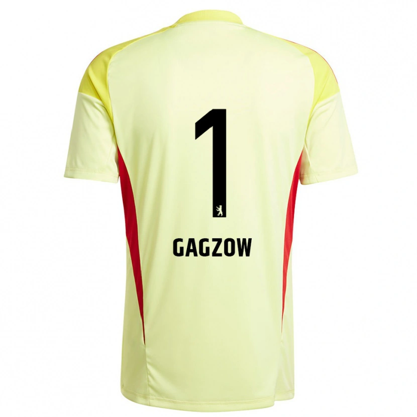 Danxen Herren Fritz Gagzow #1 Trikot Hellgelb Schwarz Torwarttrikot 2025/26 Österreich