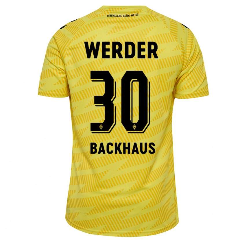 Danxen Herren Mio Backhaus #30 Trikot Gelb Schwarz Torwarttrikot 2025/26 Österreich