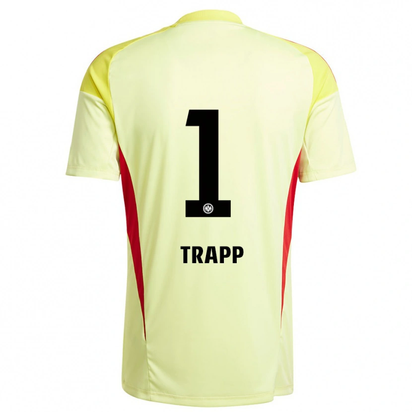 Danxen Herren Kevin Trapp #1 Trikot Hellgelb Schwarz Torwarttrikot 2025/26 Österreich