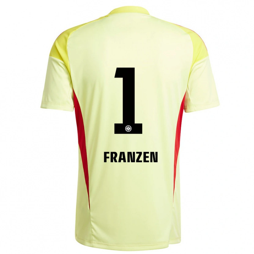 Danxen Herren Marlon Franzen #1 Trikot Hellgelb Schwarz Torwarttrikot 2025/26 Österreich