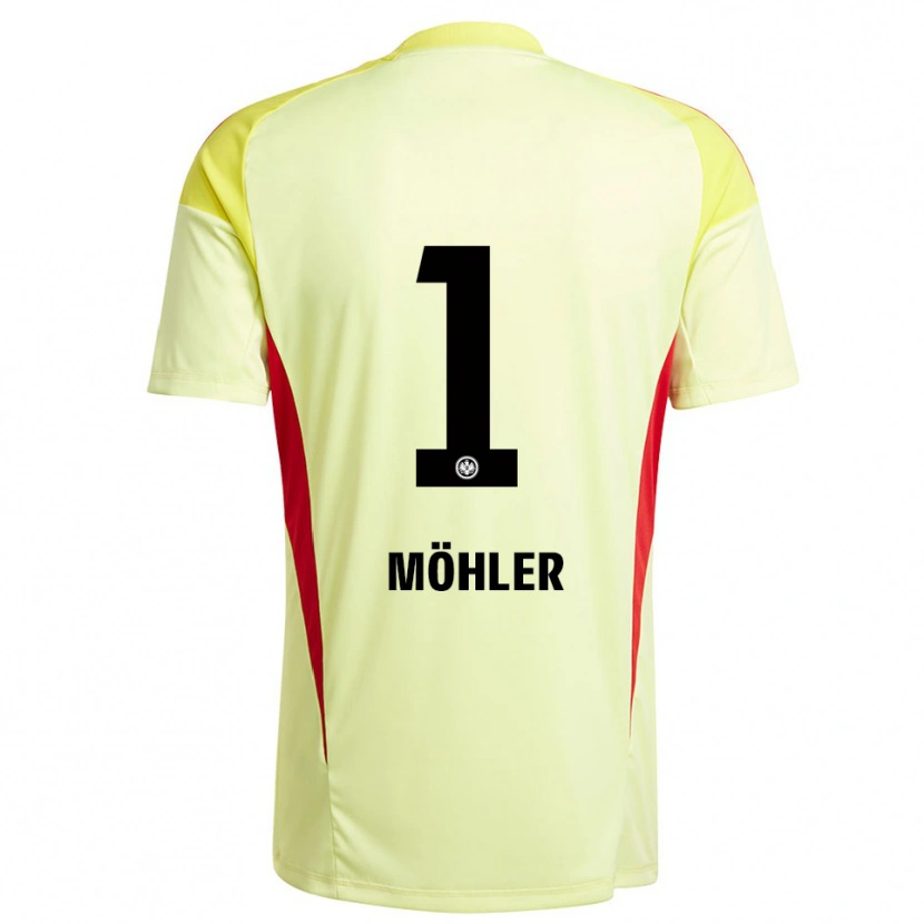 Danxen Herren Emil Möhler #1 Trikot Hellgelb Schwarz Torwarttrikot 2025/26 Österreich