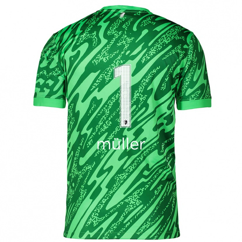 Danxen Herren Philipp Müller #1 Trikot Grün Weiß Torwarttrikot 2025/26 Österreich