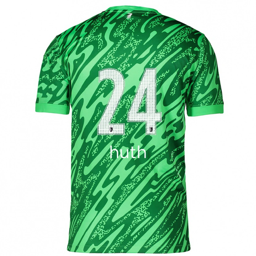 Danxen Herren Jannik Huth #24 Trikot Grün Weiß Torwarttrikot 2025/26 Österreich