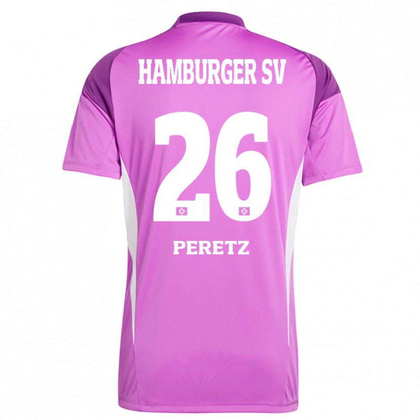Danxen Herren Daniel Peretz #26 Trikot Flieder Weiß Lila Torwarttrikot 2025/26 Österreich