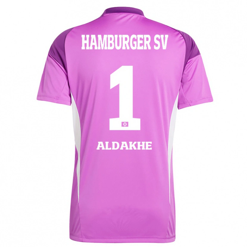 Danxen Herren Ather Aldakhe #1 Trikot Flieder Weiß Lila Torwarttrikot 2025/26 Österreich