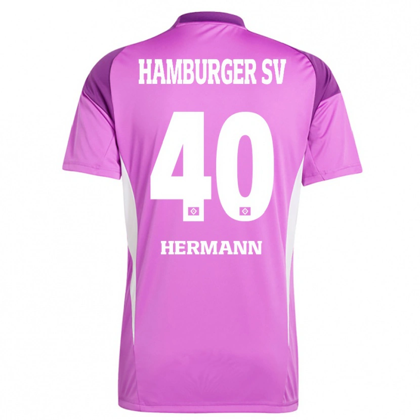 Danxen Herren Hannes Hermann #40 Trikot Flieder Weiß Lila Torwarttrikot 2025/26 Österreich
