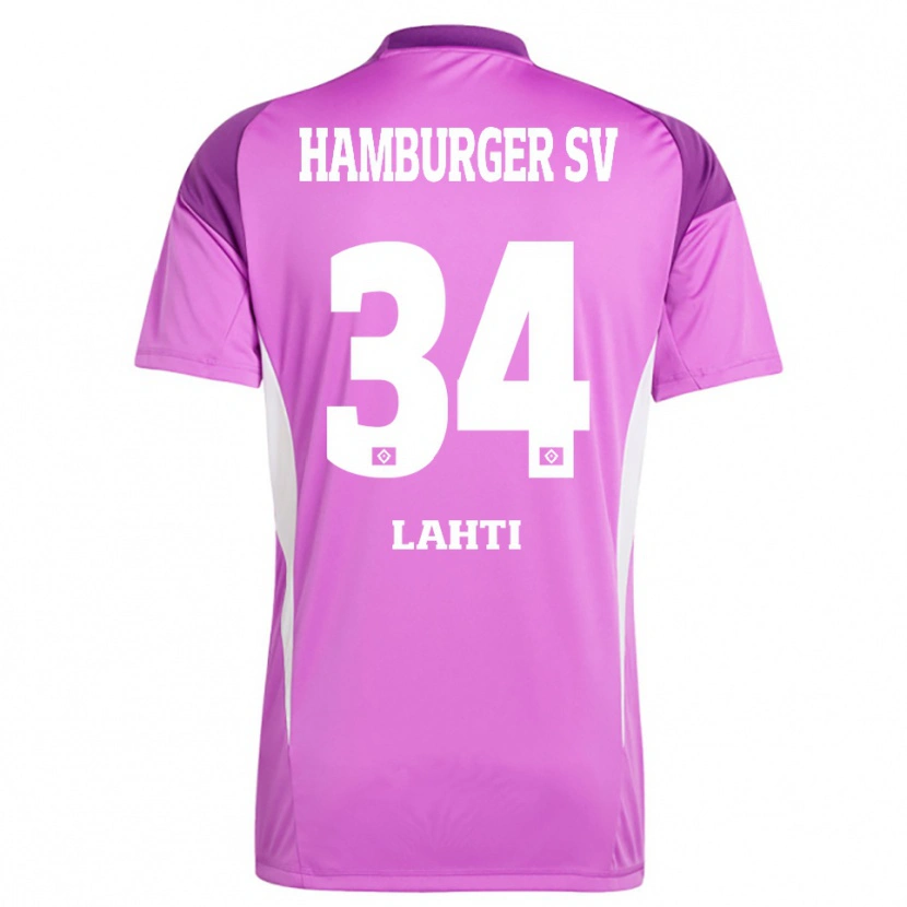 Danxen Herren Elias Lahti #34 Trikot Flieder Weiß Lila Torwarttrikot 2025/26 Österreich