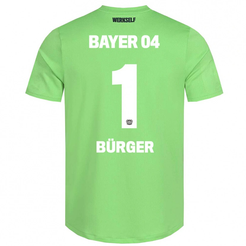 Danxen Herren Elias Bürger #1 Trikot Hellgrün Weiß Torwarttrikot 2025/26 Österreich