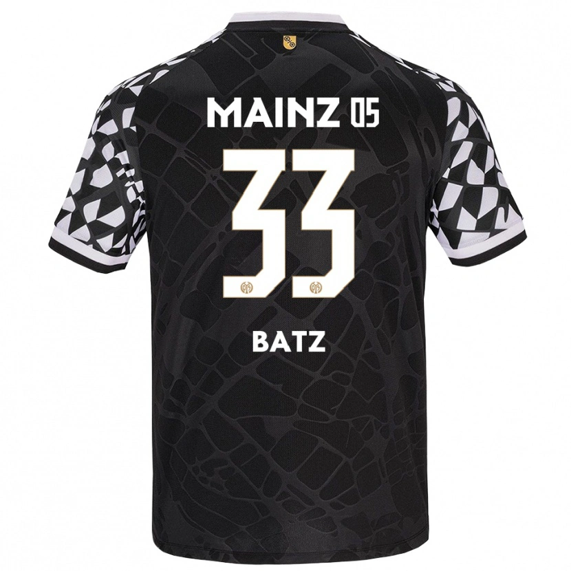 Danxen Herren Daniel Batz #33 Trikot Schwarz Weiß Torwarttrikot 2025/26 Österreich
