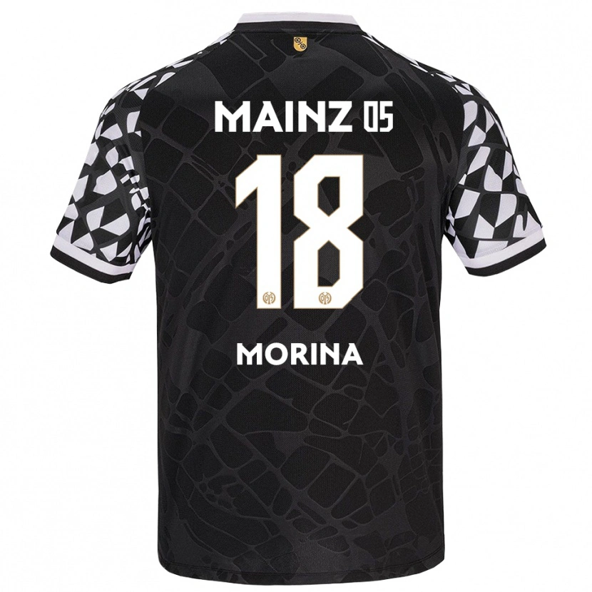 Danxen Herren Genti Morina #18 Trikot Schwarz Weiß Torwarttrikot 2025/26 Österreich