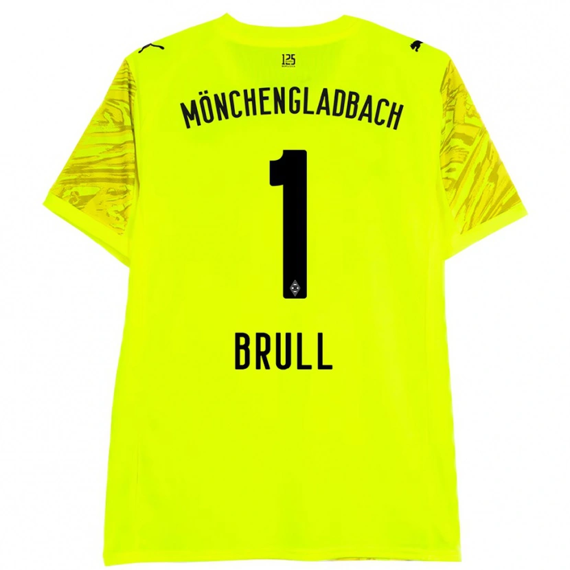 Danxen Herren Maximilian Brüll #1 Trikot Gelb Schwarz Torwarttrikot 2025/26 Österreich