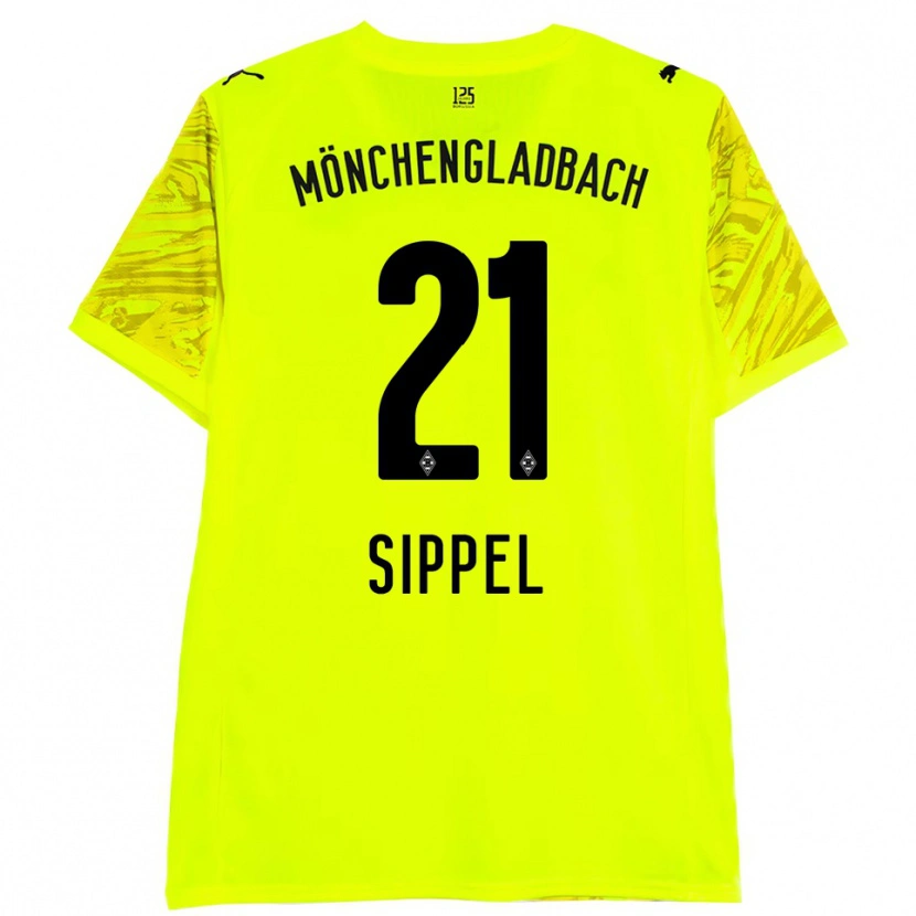 Danxen Herren Tobias Sippel #21 Trikot Gelb Schwarz Torwarttrikot 2025/26 Österreich