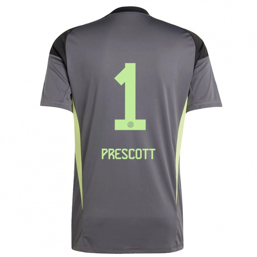 Danxen Herren Leonard Prescott #1 Trikot Schwarz Grün Gelb Torwarttrikot 2025/26 Österreich