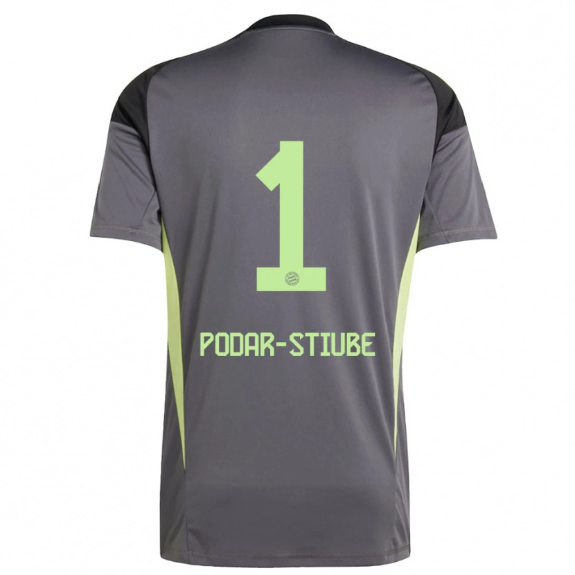 Danxen Herren David Podar-Stiube #1 Trikot Schwarz Grün Gelb Torwarttrikot 2025/26 Österreich