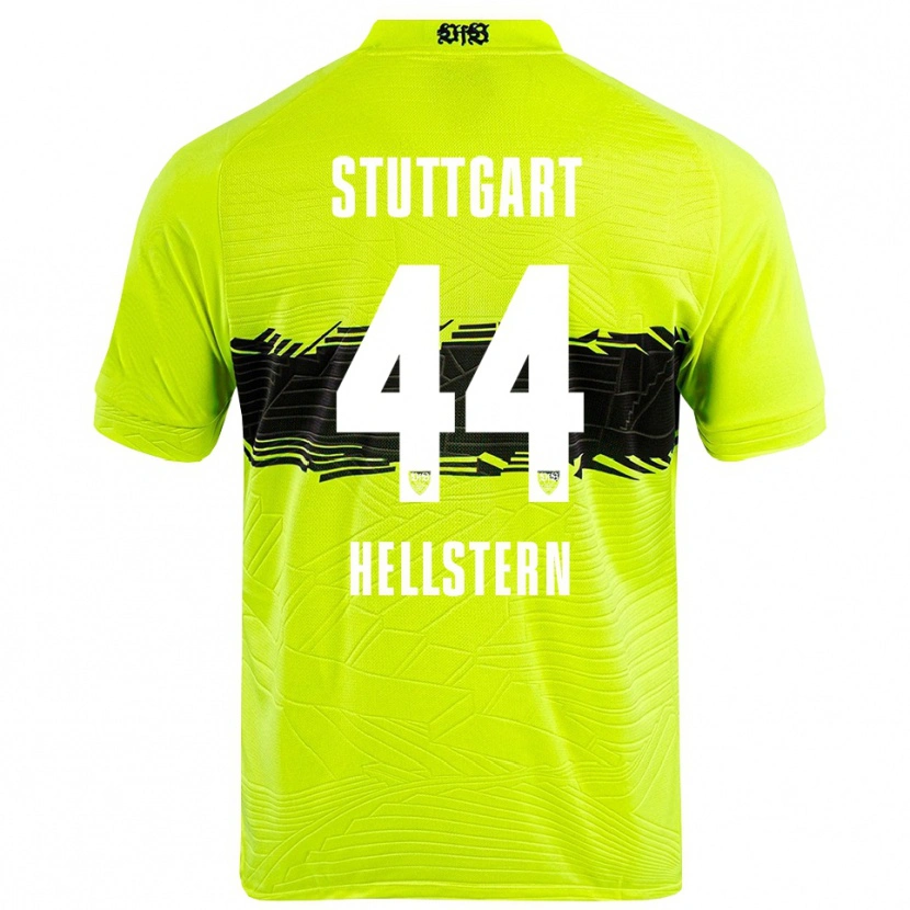 Danxen Herren Florian Hellstern #44 Trikot Grün Gelb Schwarz Torwarttrikot 2025/26 Österreich