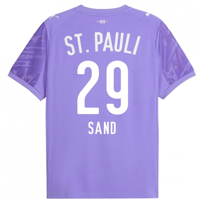 Danxen Herren Christoffer Sand #29 Trikot Mittel Lila Schwarz Torwarttrikot 2025/26 Österreich