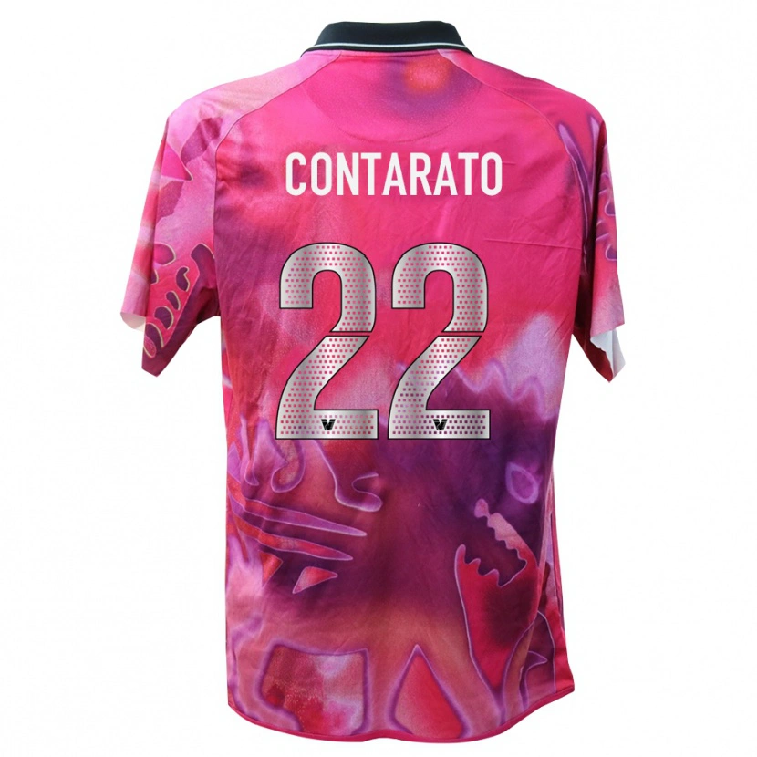Danxen Herren Ettore Contarato #22 Trikot Tiefes Pink Torwarttrikot 2025/26 Österreich