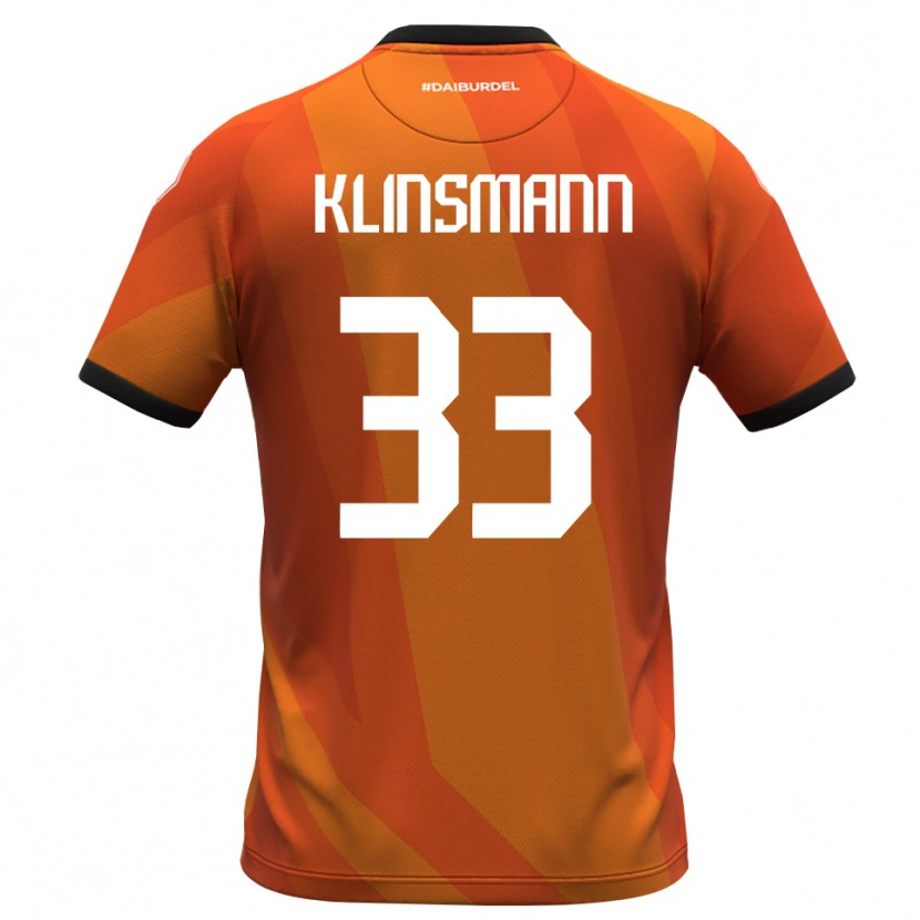 Danxen Herren Jonathan Klinsmann #33 Trikot Koralle Weiß Schwarz Torwarttrikot 2025/26 Österreich