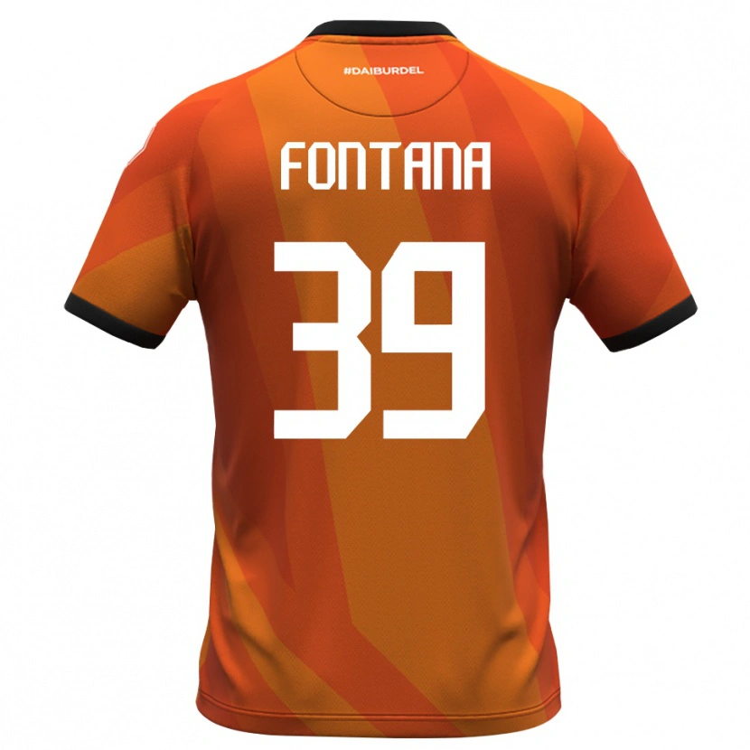 Danxen Herren Niccolò Fontana #39 Trikot Koralle Weiß Schwarz Torwarttrikot 2025/26 Österreich