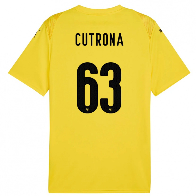 Danxen Herren Francesco Cutrona #63 Trikot Gelb Schwarz Torwarttrikot 2025/26 Österreich