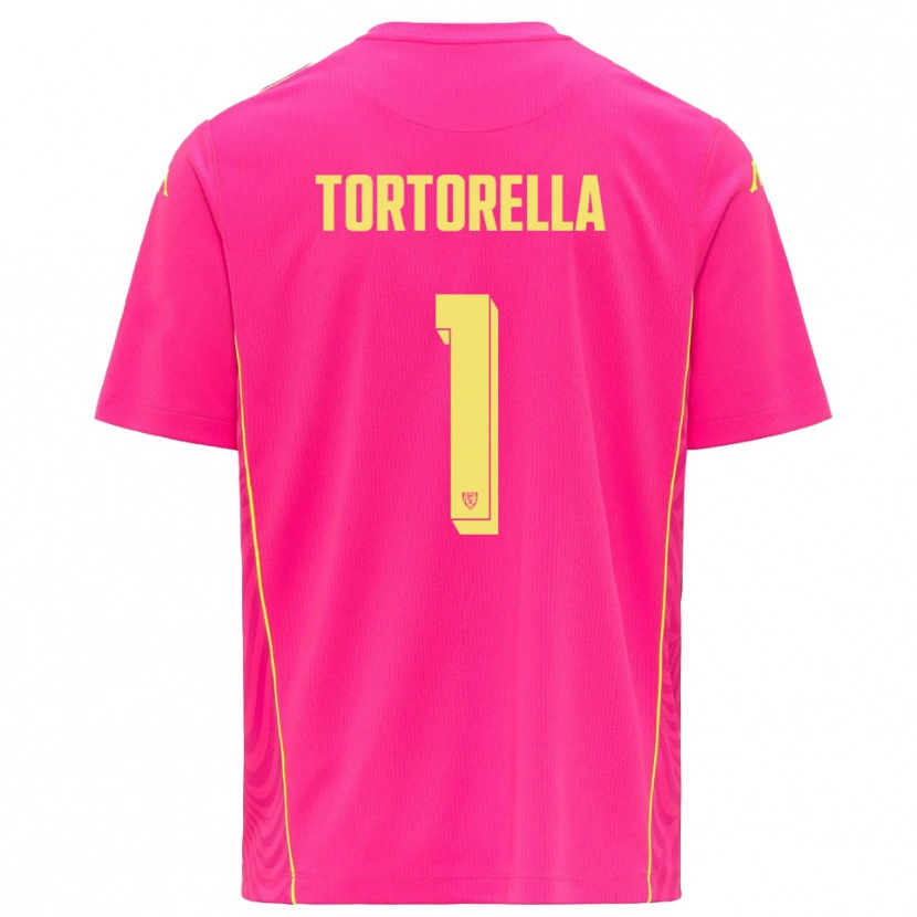 Danxen Herren Diego Tortorella #1 Trikot Tiefes Pink Gelb Torwarttrikot 2025/26 Österreich