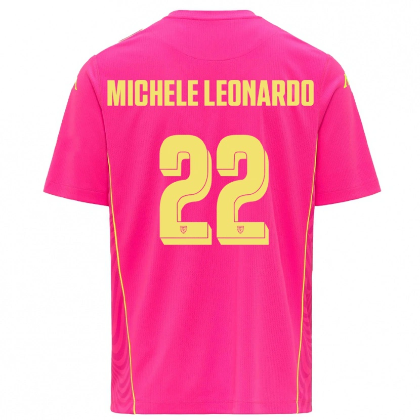 Danxen Herren Matteo Michele Leonardo #22 Trikot Tiefes Pink Gelb Torwarttrikot 2025/26 Österreich