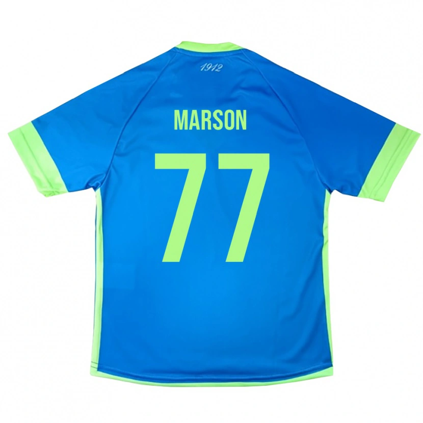Danxen Herren Leonardo Marson #77 Trikot Blau Grün Gelb Torwarttrikot 2025/26 Österreich