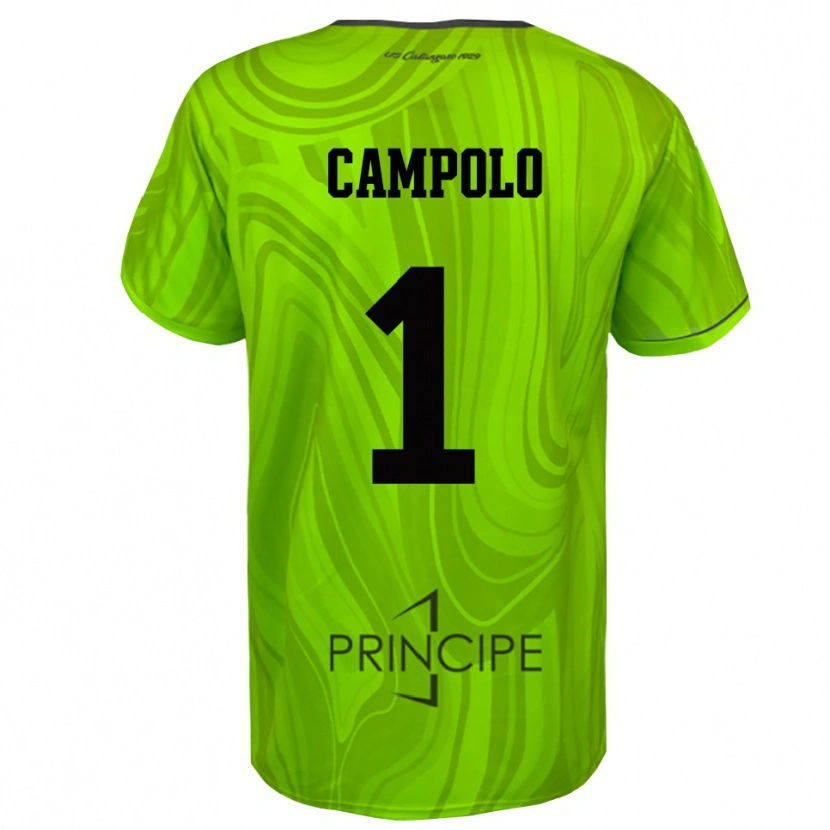 Danxen Herren Alessandro Campolo #1 Trikot Gelb Grün Schwarz Torwarttrikot 2025/26 Österreich