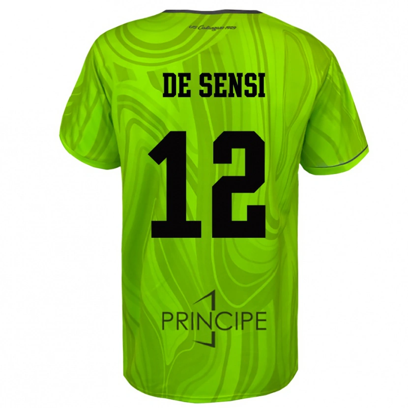 Danxen Herren Giuseppe De Sensi #12 Trikot Gelb Grün Schwarz Torwarttrikot 2025/26 Österreich
