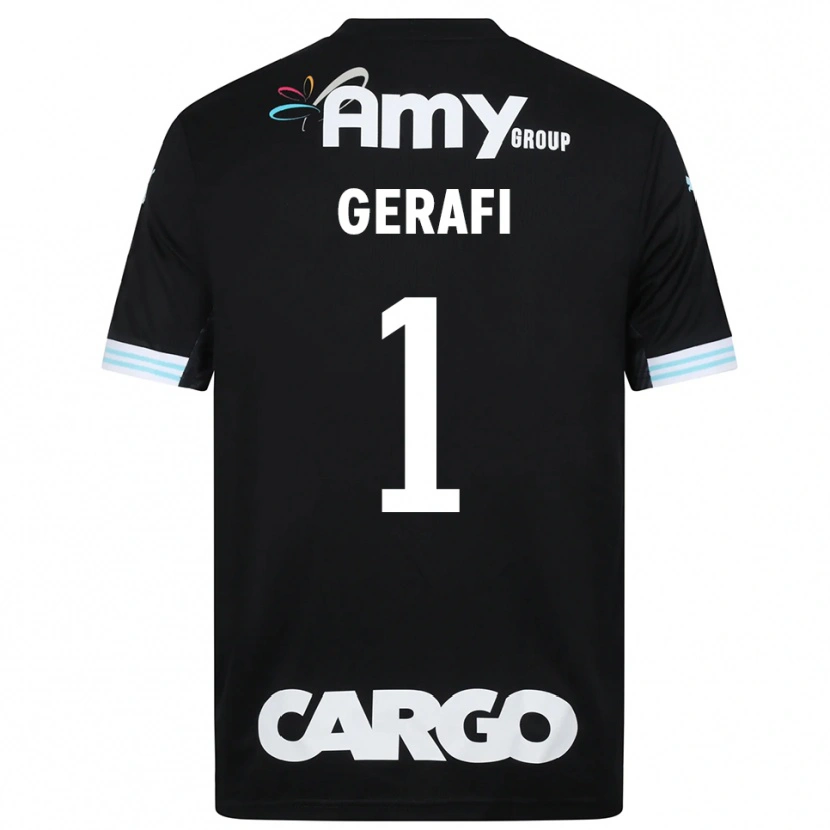 Danxen Herren Yoav Gerafi #1 Trikot Schwarz Weiß Torwarttrikot 2025/26 Österreich