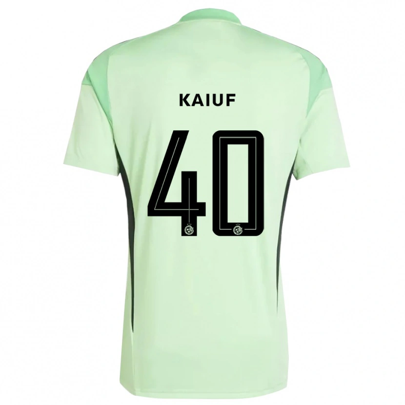 Danxen Herren Sharif Kaiuf #40 Trikot Hellgrün Schwarz Torwarttrikot 2025/26 Österreich