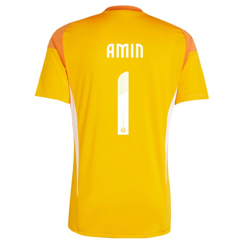 Danxen Herren Amin Al-Bukhari #1 Trikot Orange Gelb Weiß Torwarttrikot 2025/26 Österreich