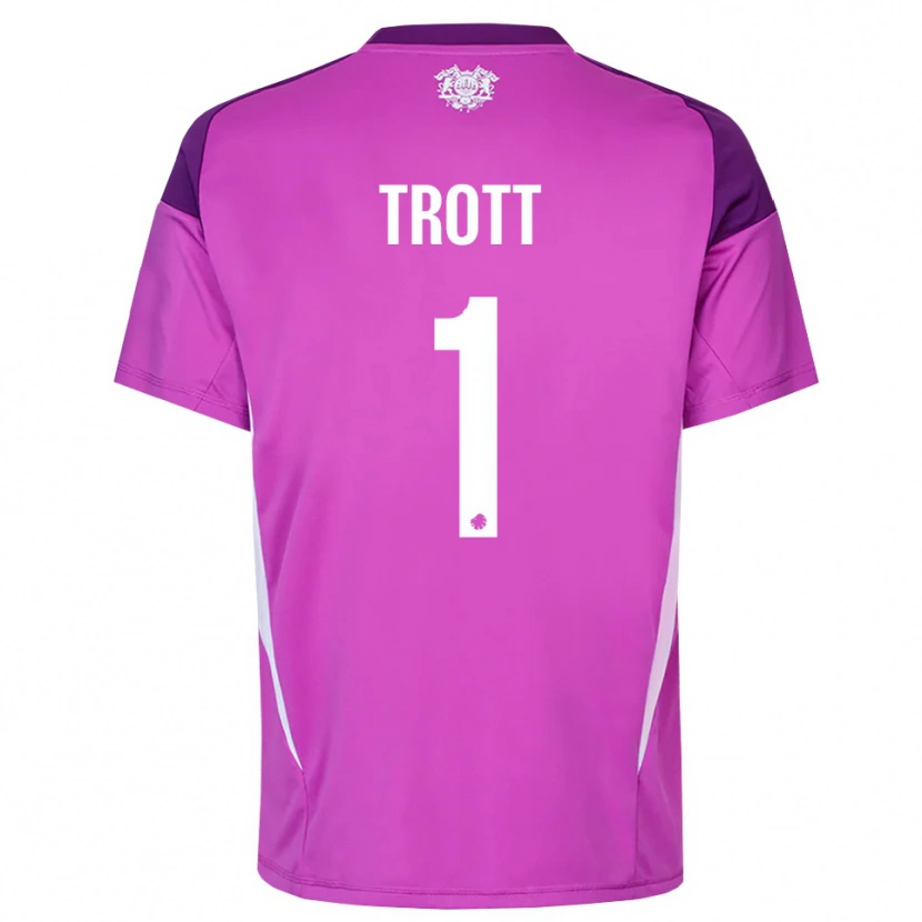 Danxen Herren Nathan Trott #1 Trikot Flieder Lila Weiß Torwarttrikot 2025/26 Österreich