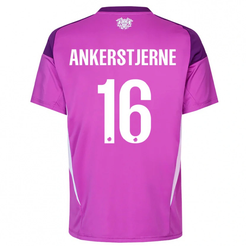 Danxen Herren Ida Ankerstjerne #16 Trikot Flieder Lila Weiß Torwarttrikot 2025/26 Österreich