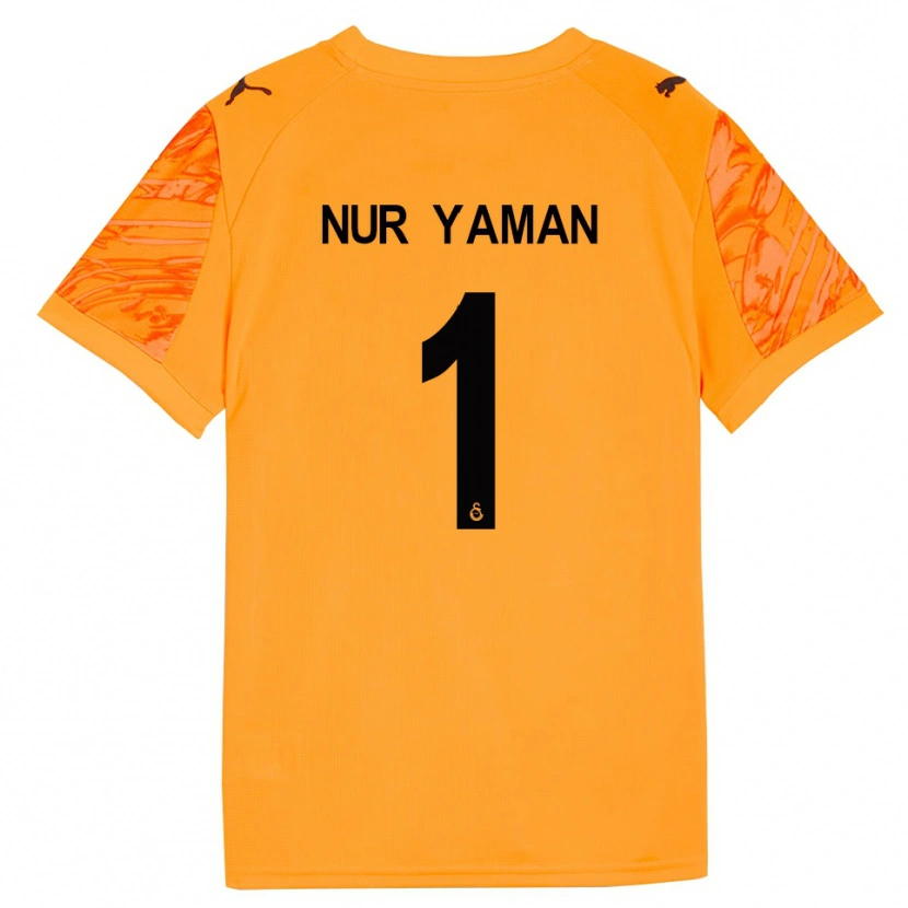 Danxen Herren Gamze Nur Yaman #1 Trikot Dunkles Orange Schwarz Torwarttrikot 2025/26 Österreich