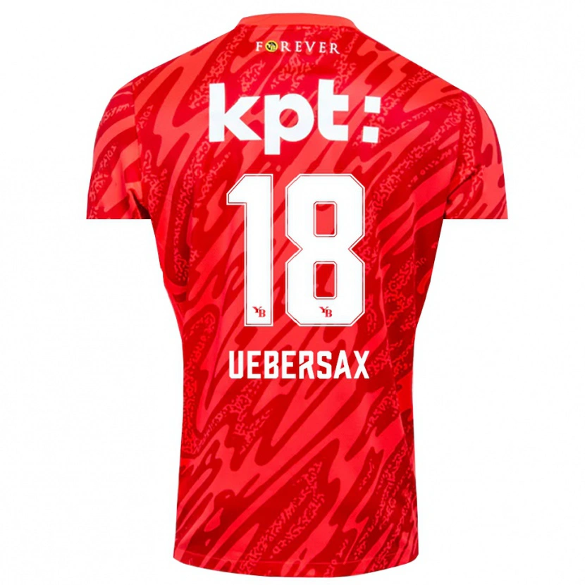 Danxen Herren Jan Uebersax #18 Trikot Rot Weiß Torwarttrikot 2025/26 Österreich