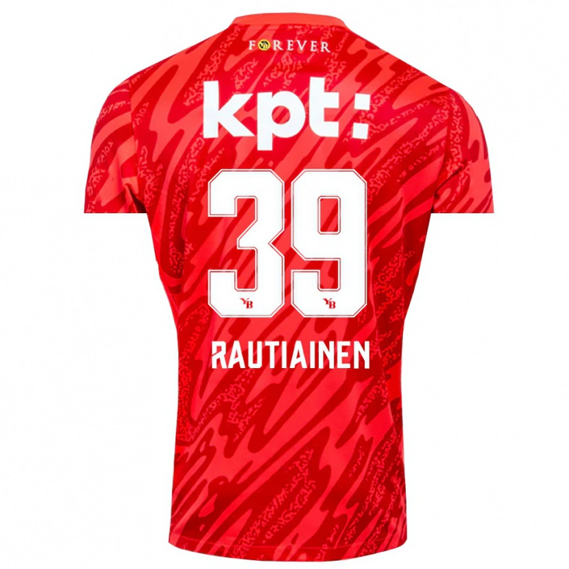 Danxen Herren Iina Rautiainen #39 Trikot Rot Weiß Torwarttrikot 2025/26 Österreich